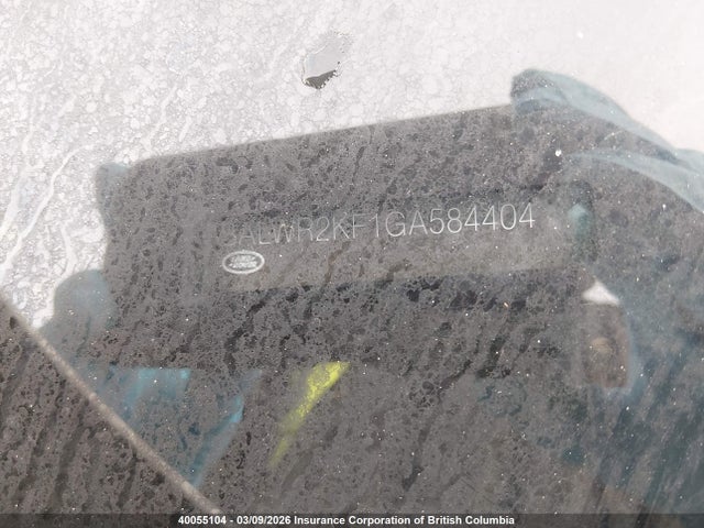 SALWR2KF1GA584404 Land Rover Range Rover Sport Hse