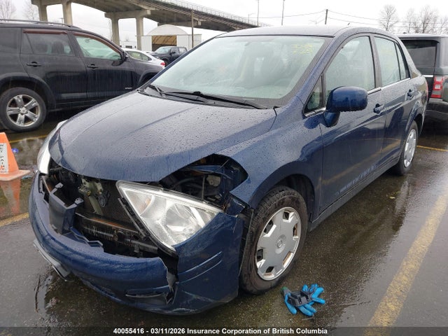 2008 Nissan Versa S/sl მანქანა იყიდება აუქციონზე, vin: 3N1BC11E98L385382, აუქციონის ნომერი: 40055416