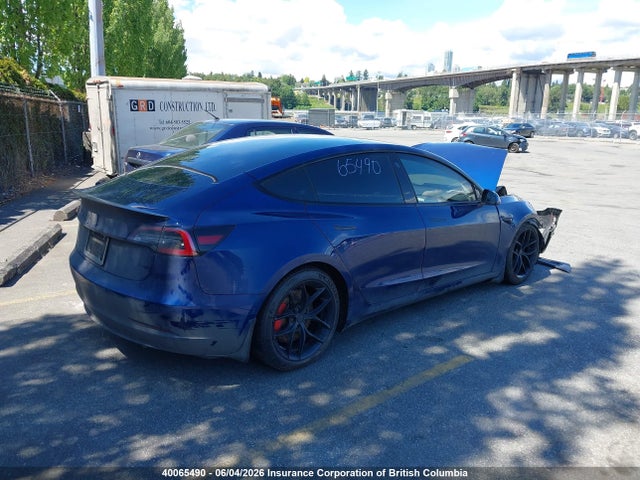 40065490 :رقم المزاد ، 5YJ3E1EC0NF266263 vin ، 2022 Tesla Model 3 مزاد بيع