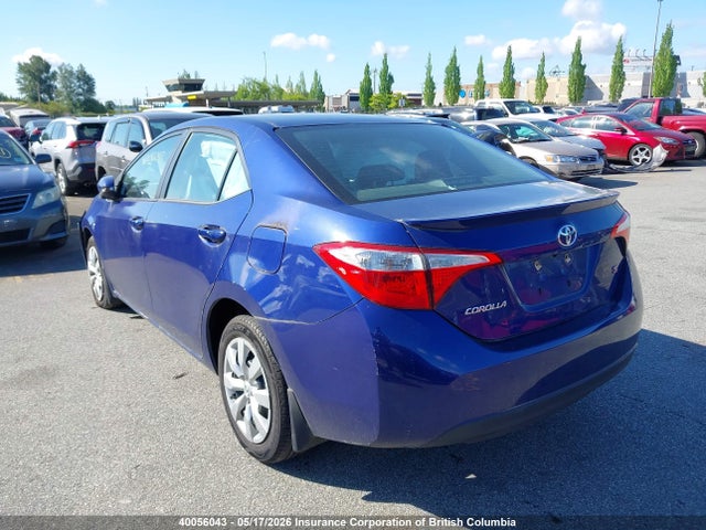 40056043 :رقم المزاد ، 2T1BURHE7GC599853 vin ، 2016 Toyota Corolla L/le/le Pls/prm/s/s Pls مزاد بيع