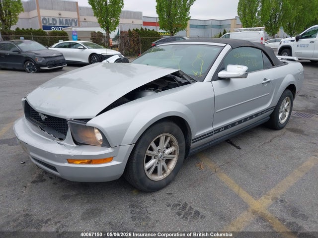 40067150 :رقم المزاد ، 1ZVFT84N275278916 vin ، 2007 Ford Mustang مزاد بيع