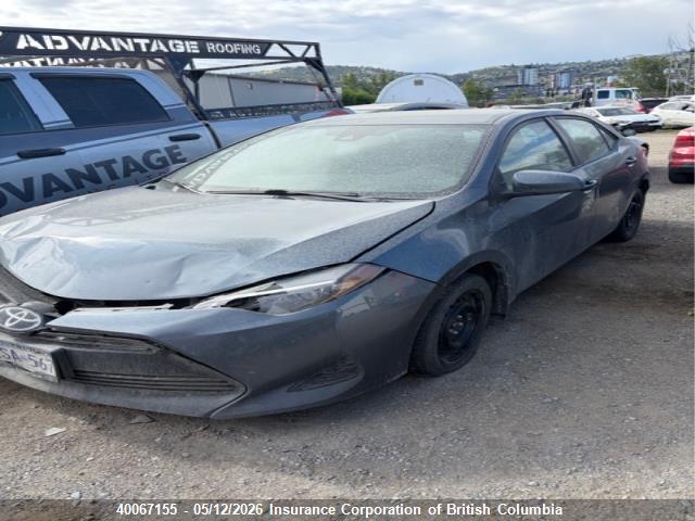 40067155 :رقم المزاد ، 2T1BURHE5HC954780 vin ، 2017 Toyota Corolla L/le/xle/se/xse مزاد بيع