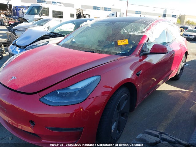 40062168 :رقم المزاد ، 5YJ3E1EA1PF573345 vin ، 2023 Tesla Model 3 مزاد بيع