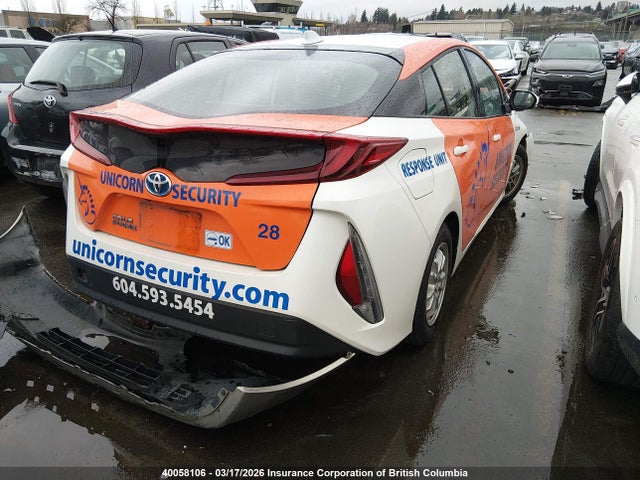 40058106 :رقم المزاد ، JTDKARFP4L3133510 vin ، 2020 Toyota Prius Prime Le/xle/limited مزاد بيع