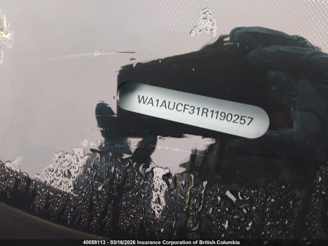 WA1AUCF31R1190257 Audi Q3 Premium 40