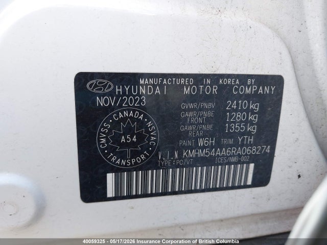 KMHM54AA6RA068274 Hyundai Ioniq 6 Limited