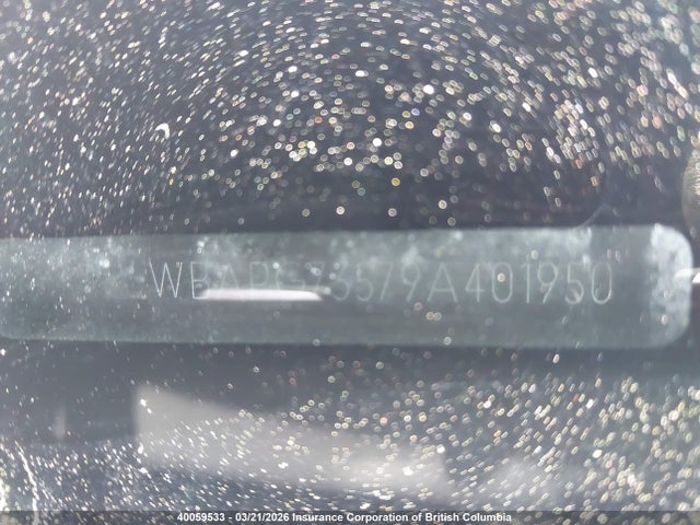 40059533 :رقم المزاد ، WBAPG73579A401950 vin ، 2009 Bmw 323 I مزاد بيع