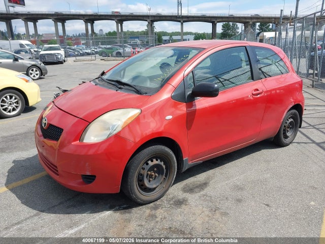 40067199 :رقم المزاد ، JTDJT923575115682 vin ، 2007 Toyota Yaris مزاد بيع