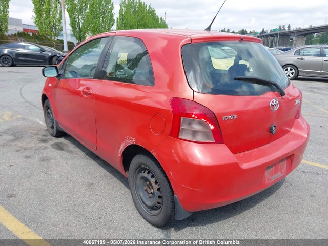 40067199 :رقم المزاد ، JTDJT923575115682 vin ، 2007 Toyota Yaris مزاد بيع