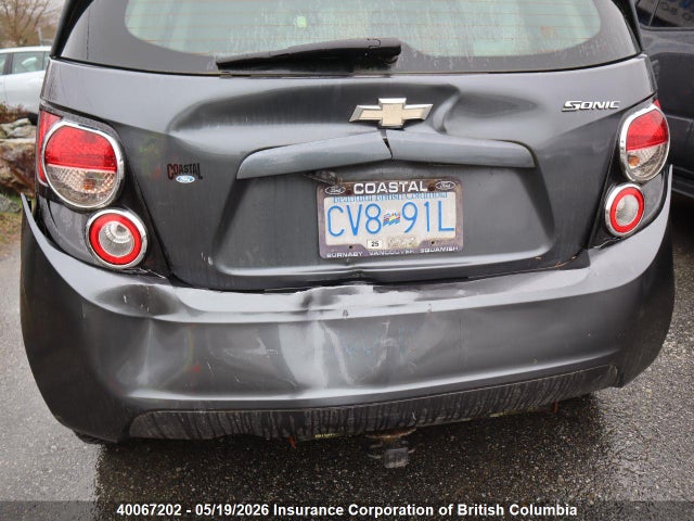 Продаж на аукціоні авто 2013 Chevrolet Sonic, vin: 1G1JB6EH6D4229046, номер лоту: 40067202