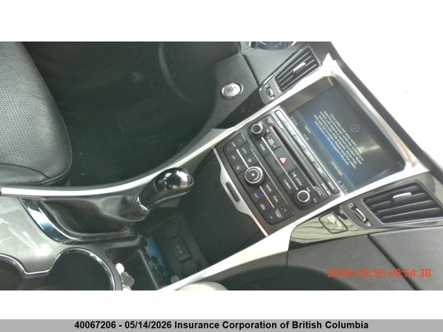 2014 Hyundai Sonata Limited მანქანა იყიდება აუქციონზე, vin: 5NPEC4AC5EH904188, აუქციონის ნომერი: 40067206