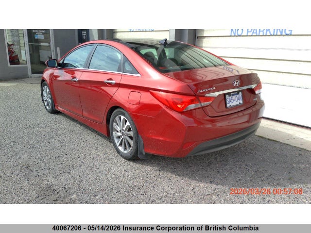 2014 Hyundai Sonata Limited მანქანა იყიდება აუქციონზე, vin: 5NPEC4AC5EH904188, აუქციონის ნომერი: 40067206