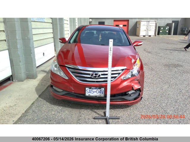 2014 Hyundai Sonata Limited მანქანა იყიდება აუქციონზე, vin: 5NPEC4AC5EH904188, აუქციონის ნომერი: 40067206