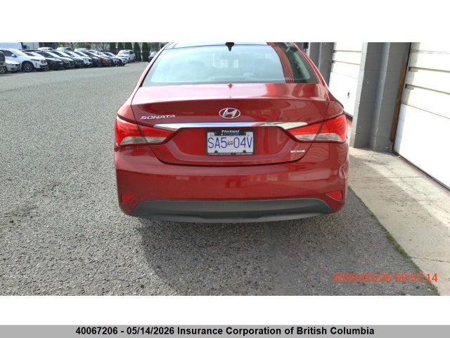 2014 Hyundai Sonata Limited მანქანა იყიდება აუქციონზე, vin: 5NPEC4AC5EH904188, აუქციონის ნომერი: 40067206