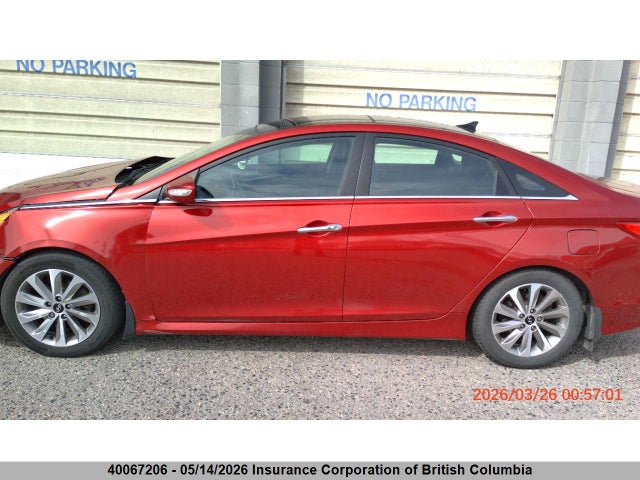 2014 Hyundai Sonata Limited მანქანა იყიდება აუქციონზე, vin: 5NPEC4AC5EH904188, აუქციონის ნომერი: 40067206