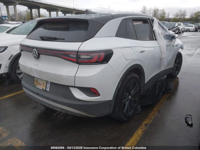 2021 Volkswagen Id.4 Pro S მანქანა იყიდება აუქციონზე, vin: WVGUNPE28MP060106, აუქციონის ნომერი: 40062086