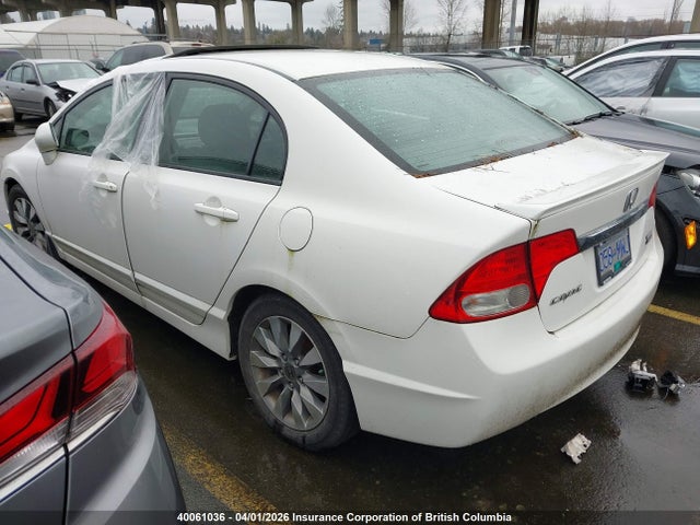 Продажа на аукционе авто 2009 Honda Civic Exl, vin: 2HGFA16069H018307, номер лота: 40061036
