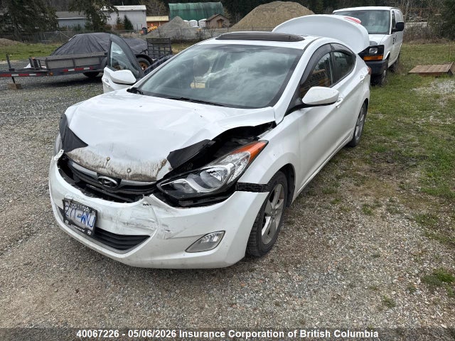Продаж на аукціоні авто 2012 Hyundai Elantra Gls/limited, vin: 5NPDH4AE5CH116071, номер лоту: 40067226
