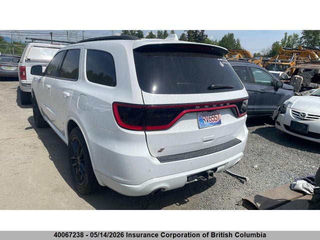 2022 Dodge Durango Gt მანქანა იყიდება აუქციონზე, vin: 1C4RDJDG3NC108059, აუქციონის ნომერი: 40067238