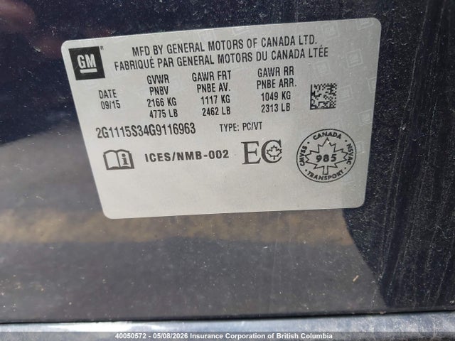 2G1115S34G9116963 Chevrolet IMPALA LT