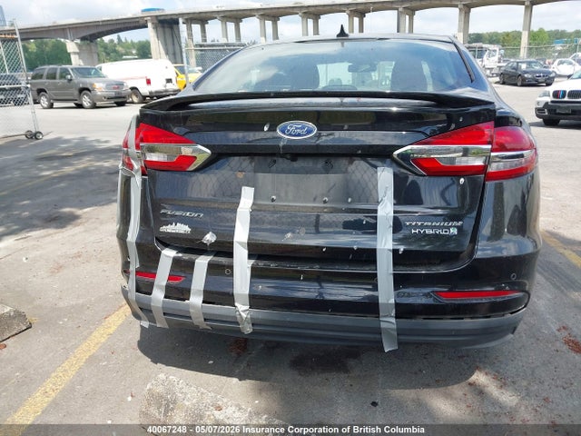 Продаж на аукціоні авто 2019 Ford Fusion Titanium, vin: 3FA6P0RU0KR191102, номер лоту: 40067248