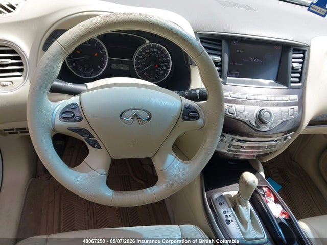 2013 Infiniti Jx35 მანქანა იყიდება აუქციონზე, vin: 5N1AL0MMXDC311363, აუქციონის ნომერი: 40067250