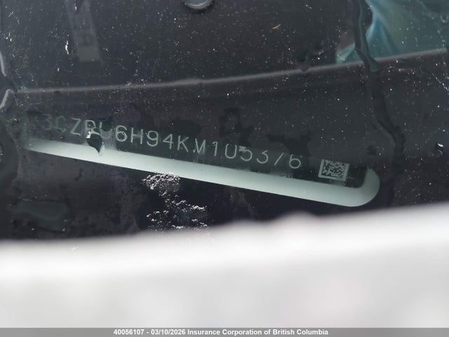 3CZRU6H94KM105376 Honda Hr-v Touring