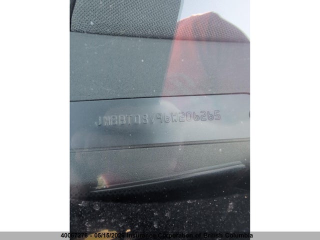2006 Nissan X-trail Xe/se მანქანა იყიდება აუქციონზე, vin: JN8BT08V96W206265, აუქციონის ნომერი: 40067276