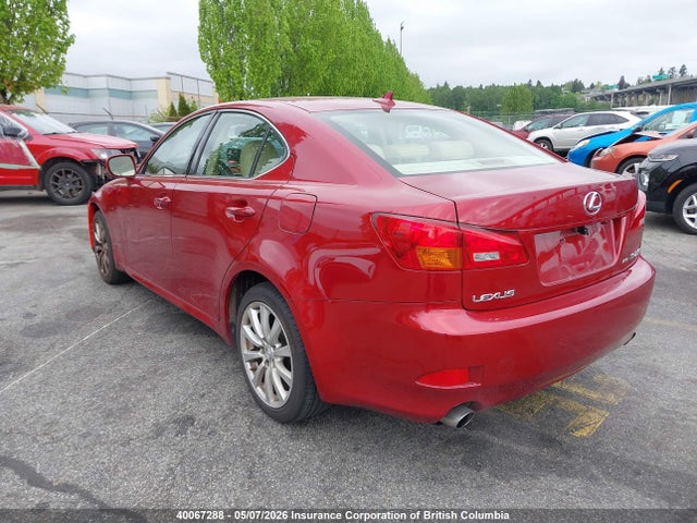 40067288 :رقم المزاد ، JTHCK262482021668 vin ، 2008 Lexus Is 250 مزاد بيع
