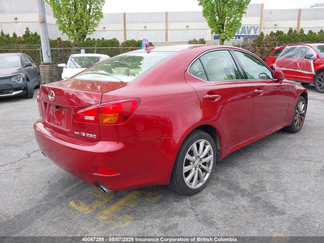 40067288 :رقم المزاد ، JTHCK262482021668 vin ، 2008 Lexus Is 250 مزاد بيع
