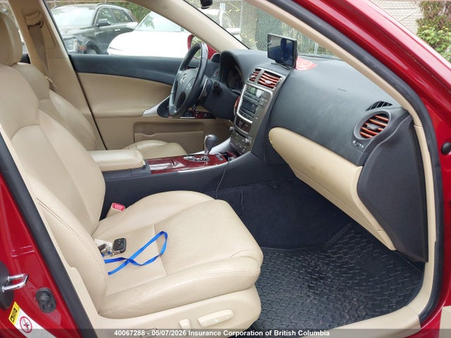 40067288 :رقم المزاد ، JTHCK262482021668 vin ، 2008 Lexus Is 250 مزاد بيع