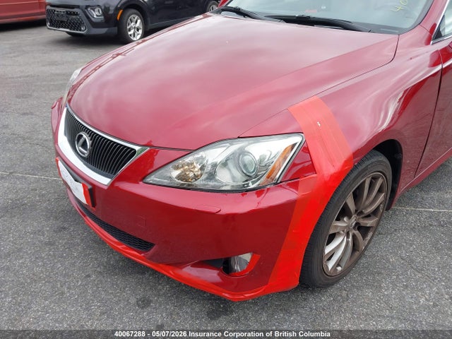 40067288 :رقم المزاد ، JTHCK262482021668 vin ، 2008 Lexus Is 250 مزاد بيع