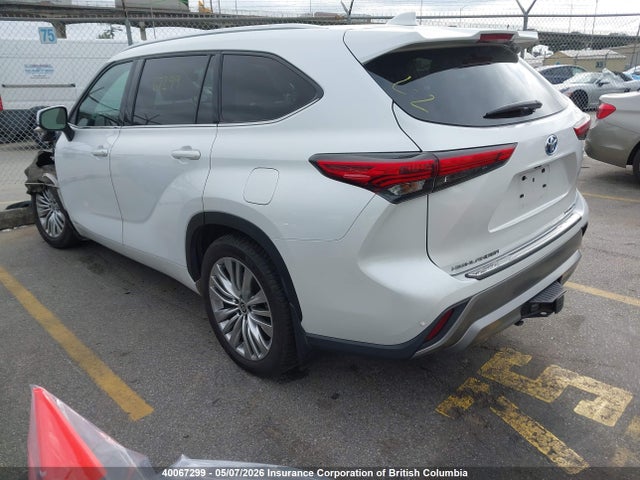 40067299 :رقم المزاد ، 5TDEBRCH2PS127720 vin ، 2023 Toyota Highlander Hybrid Limited/hybrid Platinum مزاد بيع