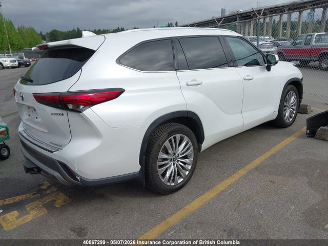 40067299 :رقم المزاد ، 5TDEBRCH2PS127720 vin ، 2023 Toyota Highlander Hybrid Limited/hybrid Platinum مزاد بيع