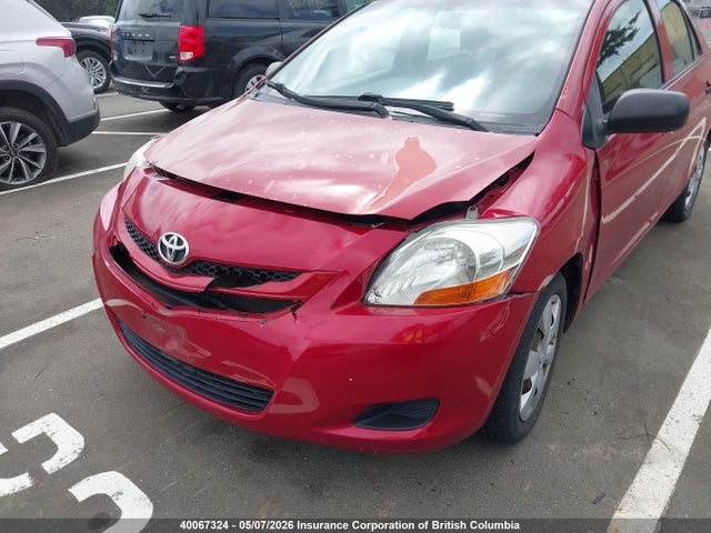 40067324 :رقم المزاد ، JTDBT923681231857 vin ، 2008 Toyota Yaris مزاد بيع
