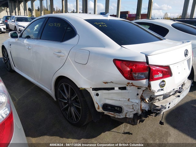 2008 Lexus Is-f მანქანა იყიდება აუქციონზე, vin: USE205005434, აუქციონის ნომერი: 40063634