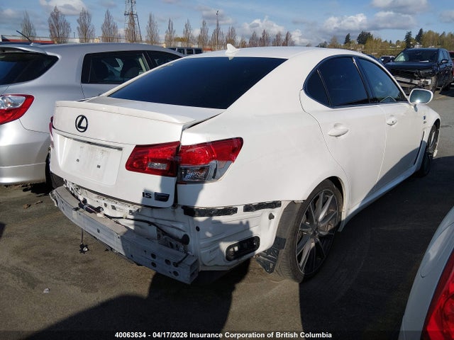 2008 Lexus Is-f მანქანა იყიდება აუქციონზე, vin: USE205005434, აუქციონის ნომერი: 40063634