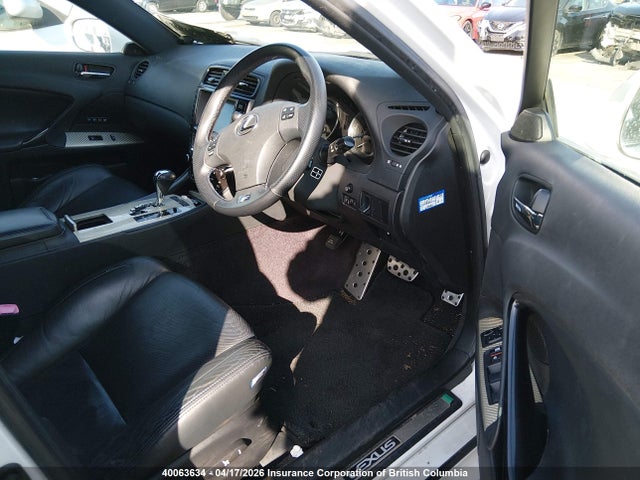 2008 Lexus Is-f მანქანა იყიდება აუქციონზე, vin: USE205005434, აუქციონის ნომერი: 40063634