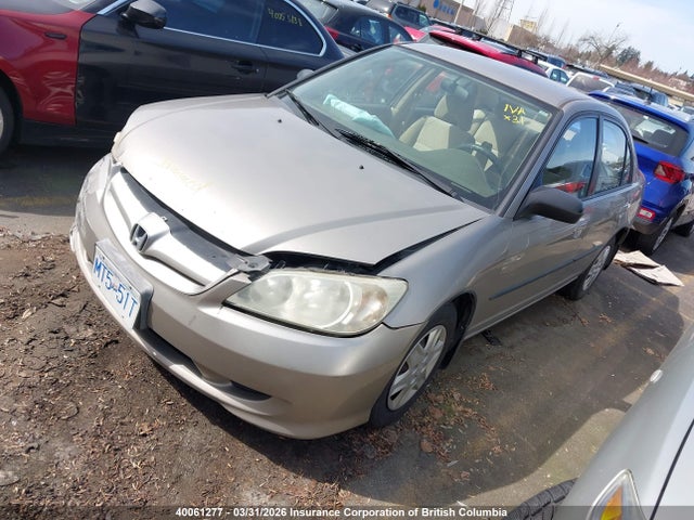 Продаж на аукціоні авто 2004 Honda Civic Dx, vin: 2HGES16464H940337, номер лоту: 40061277