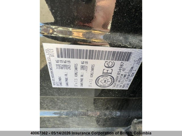 Продажа на аукционе авто 2023 Nissan Rogue, vin: 5N1AT3AB0PC854987, номер лота: 40067362