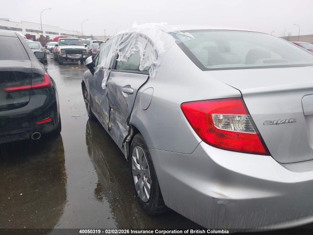 Продажа на аукционе авто 2012 Honda Civic Lx, vin: 2HGFB2F49CH025734, номер лота: 40050319