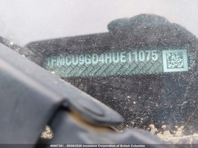 Aukcja sprzedaży 2017 Ford Escape Se, vin: 1FMCU9GD4HUE11075, numer aukcji: 40067391