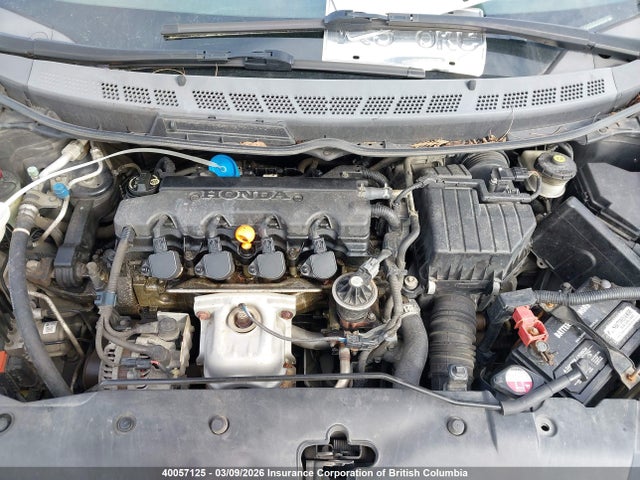 40057125 :رقم المزاد ، 2HGFA16376H001330 vin ، 2006 Honda Civic Dx Vp مزاد بيع