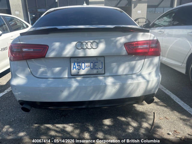 2012 Audi A6 მანქანა იყიდება აუქციონზე, vin: WAUFGCFCXCN073289, აუქციონის ნომერი: 40067414