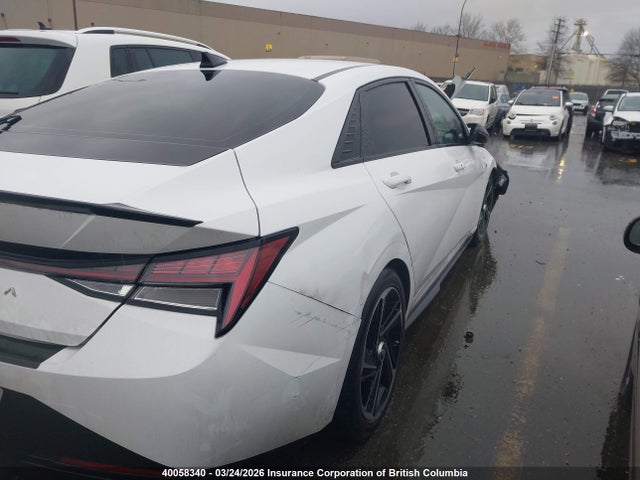 2023 Hyundai Elantra N Line მანქანა იყიდება აუქციონზე, vin: KMHLR4AF4PU462864, აუქციონის ნომერი: 40058340