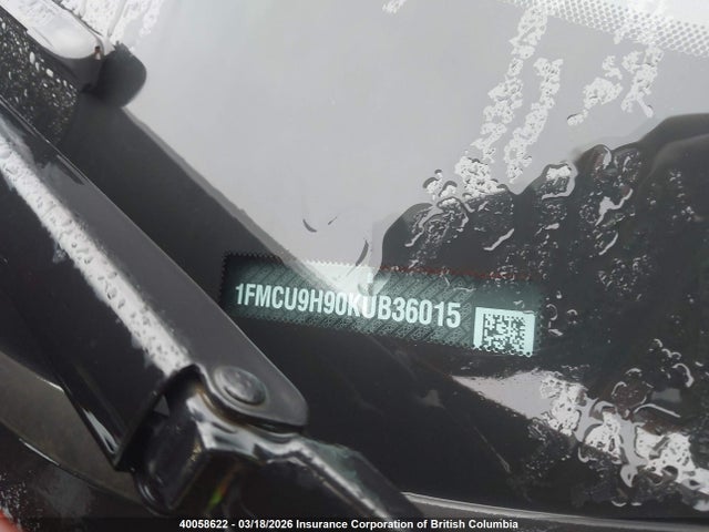 1FMCU9H90KUB36015 Ford ESCAPE SEL