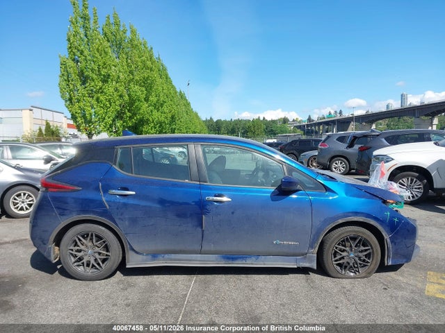 40067458 :رقم المزاد ، 1N4AZ1CP2KC301773 vin ، 2019 Nissan Leaf مزاد بيع