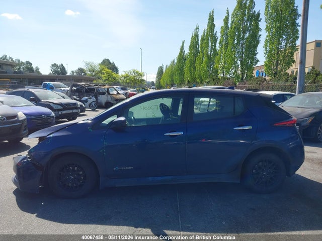 40067458 :رقم المزاد ، 1N4AZ1CP2KC301773 vin ، 2019 Nissan Leaf مزاد بيع