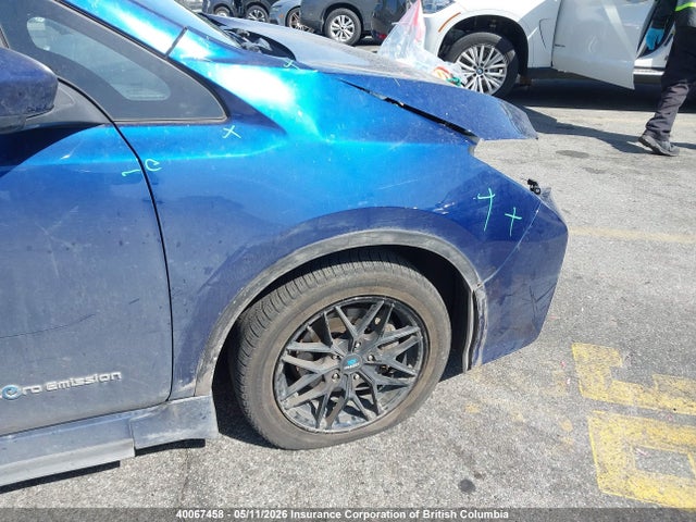 40067458 :رقم المزاد ، 1N4AZ1CP2KC301773 vin ، 2019 Nissan Leaf مزاد بيع