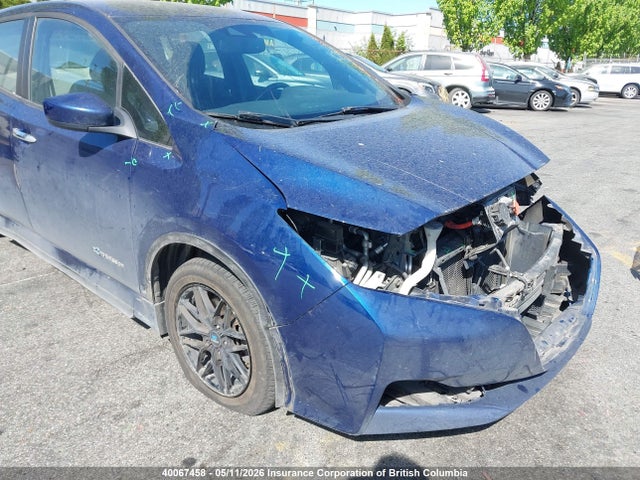 40067458 :رقم المزاد ، 1N4AZ1CP2KC301773 vin ، 2019 Nissan Leaf مزاد بيع